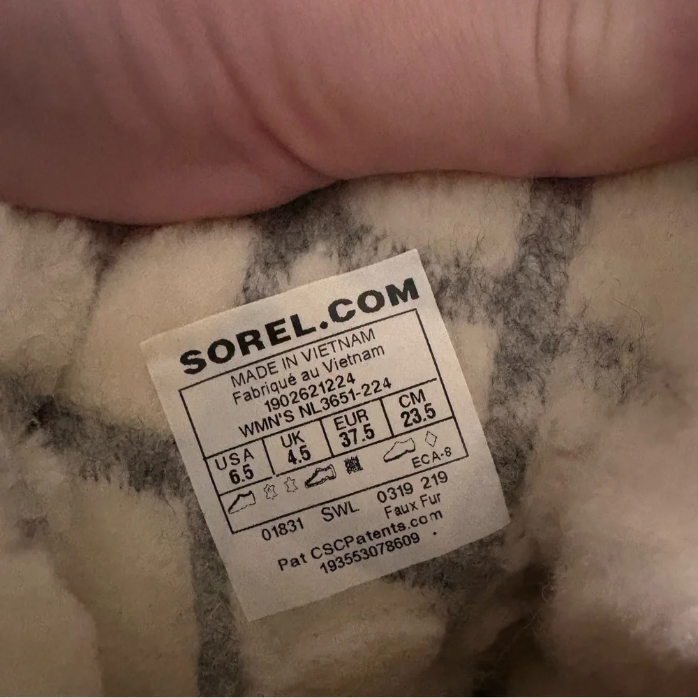 Sorel Women's Whistler Tall Waterproof Winter Boots 6.5 Brown Lined Lace Up